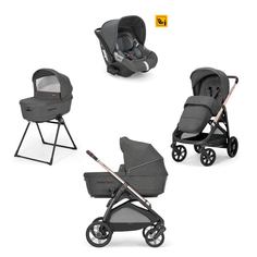 Коляска 3 в 1 i-Size Inglesina Aptica New с подставкой под люльку Stand Up, Velvet Grey