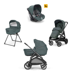 Коляска 3 в 1 i-Size Inglesina Aptica New с подставкой под люльку Stand Up, Emerald Green