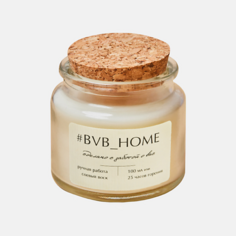 Свеча #BVB_HOME Ароматическая свеча с деревянным фитилем - Чай со смородиной 100