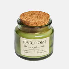 Свеча #BVB_HOME Ароматическая свеча с деревянным фитилем - Скандинавский камин 100