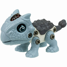 развивающая игрушка 1TOY Сборный динозавр Анкилозавр RoboLife 1.0