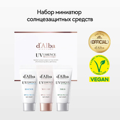 Набор средств для лица D`ALBA Набор миниатюр солнцезащитных средств Vegan Sun Cream Kit D'alba