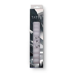 TATTS Накладные ногти (24 типсы + клеевые стикеры + набор для маникюра)