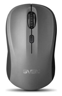 Мышь Wireless Sven RX-230W SV-017828 серая (2,4 GHz, 3+1кл., 800-1600DPI, Soft Touch, блистер)