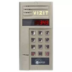 Вызывная панель VIZIT БВД-343FCPW (блок вызова) для совместной работы с БУД-302х, -430х, -485х, встроенный считыватель ключей VIZIT-RF3