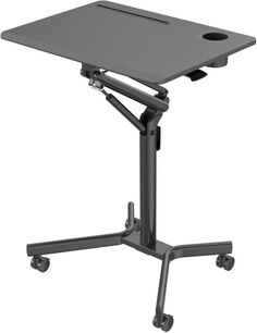 Стол для ноутбука Cactus CS-FDS101BBK столешница МДФ, черный, 70x52x105см