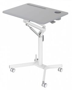 Стол для ноутбука Cactus CS-FDS101WGY столешница МДФ, серый, 70x52x106см