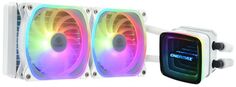Система охлаждения жидкостная Enermax ELC-AQFA240-SQA-W LGA 115x/1200/1356/1366/1700/2011/2011-3/2066/AM3+/AM4/AM5/FM1/FM2/FM2+(Al, 2*120mm fan, 500-2