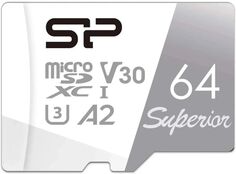 Карта памяти 64GB Silicon Power SP064GBSTXDA2V20 microSDXC Class 10 UHS-I U3 Colorful 100/80 Mb/s Superior A2