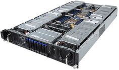 Серверная платформа 2U GIGABYTE G291-280 2*LGA3647, C621, 24*DDR4(2933), 8*2.5" HS HDD/SSD RAID, 8*PCIE, 2*10Glan, Mlan, 2*USB 3.0, COM, VGA, 2*2200W