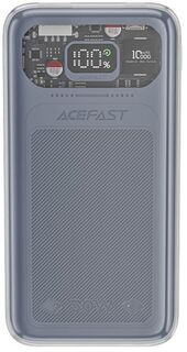 Аккумулятор внешний ACEFAST M1-10000 AF-M1-MG с функцией быстрой зарядки 30W fast charging power bank. Цвет: мраморный серый