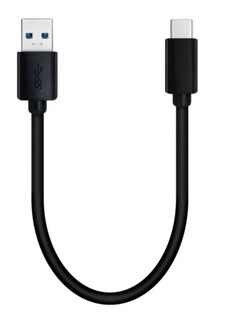 Кабель QNAP CAB-U35G02MAC USB 3.0, 5 GbE, Type-A - Type-C,  0.2 метра