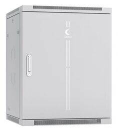 Шкаф настенный 19", 15U Cabeus SH-05F-15U60/35m-R 600x350x769mm (ШхГхВ) дверь металл, цвет серый (RAL 7035)