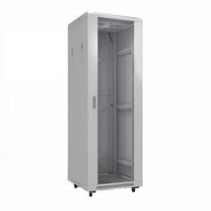 Шкаф напольный 19", 22U Rexant 04-2314 Standart 600х800 мм, передняя дверь стекло, задняя дверь металл, RAL 7035 (состоит из 2 частей)