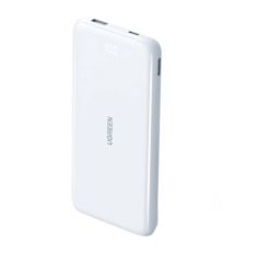 Аккумулятор внешний UGREEN PB200 80700_ 10000mAh Ultra Slim 20W, белый