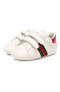 Кожаные кроссовки Gucci