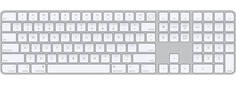 Клавиатура Apple Magic Keyboard с Touch ID и цифровой панелью, серебристый+белый