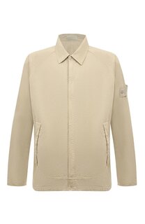 Рубашка из хлопка и шерсти Stone Island