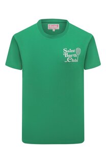 Хлопковые футболка MC2 Saint Barth