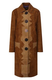 Кожаное пальто Ralph Lauren