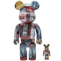 Фигура Bearbrick Medicom Toy Life Magazine 400% and 100%