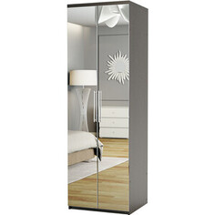 Шкаф для одежды Шарм-Дизайн Комфорт МШ-21 110х60 с зеркалами, венге