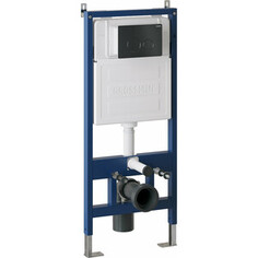 Инсталляция для унитаза Grossman 900.K31.01.000 с клавишей Style черная матовая
