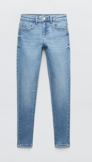 Джинсы Zara Z1975 Mid-rise Skinny, голубой