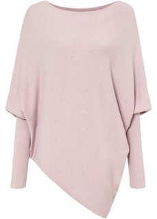 Асимметричный свитер Bodyflirt, розовый