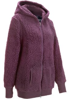 Флисовая куртка тедди Bpc Bonprix Collection, фиолетовый
