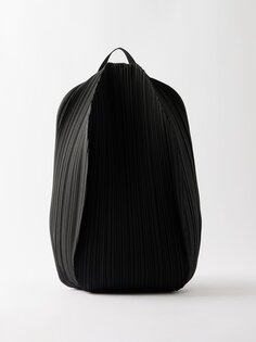 Рюкзак со складками Pleats Please Issey Miyake, черный