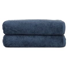 Линум Текстиль для дома Soft Twist 2 уп. Банные полотенца, темно-синий Linum Home Textiles