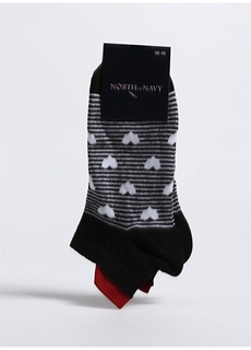 Черные женские пинетки-носки North Of Navy