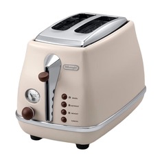 Тостер DeLonghi Icona Vintage CTO2003, кремовый