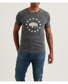 Мужская футболка с круглым вырезом с изображением буйвола Lucky Brand