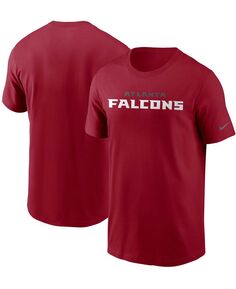 Мужская красная футболка atlanta falcons team с надписью Nike, красный