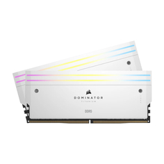 Оперативная память CORSAIR Dominator Titanium RGB, 64 Гб DDR5 (2x32 Гб), 6600 МГц, CMP64GX5M2X6600C32W, белый