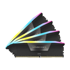 Оперативная память CORSAIR Vengeance RGB, 128 Гб DDR5 (4x32 Гб), 5600 МГц, CMH128GX5M4B5600C40, черный