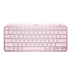 Клавиатура Logitech MX Keys Mini, беспроводная, английская раскладка US, розовый
