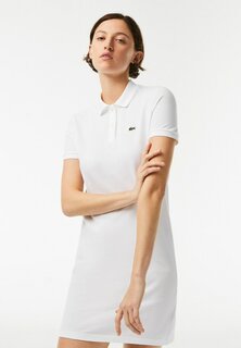 Платье из джерси Lacoste, белый