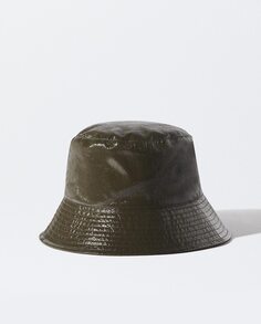 Однотонная блестящая женская шляпа-ведро Parfois