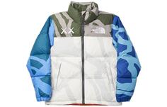 Детский пуховик THE NORTH FACE, цвет camouflage blue