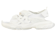 Balenciaga Track Sandal Clear Sole, белые (женские)