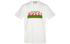 Gucci Мужская футболка, слоновая кость белая