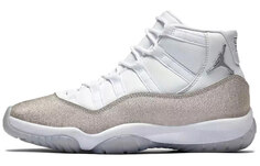 Jordan 11 Retro White Metallic Silver (женские)