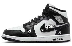 Jordan Air Jordan 1 Винтажные женские баскетбольные кроссовки, черный