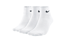 Носки унисекс Nike, цвет three pairs in white