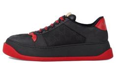 Обувь для скейтбординга Gucci Screener Мужская, черный/красный