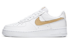 Кроссовки Nike Air Force 1 Low Pony Hair Snakeskin Club, золотистый