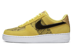 Nike Air Force 1 Low Желтая змеиная кожа